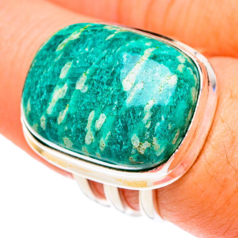 Amazonite Rings handcrafted by Anasilvercos - RING76734