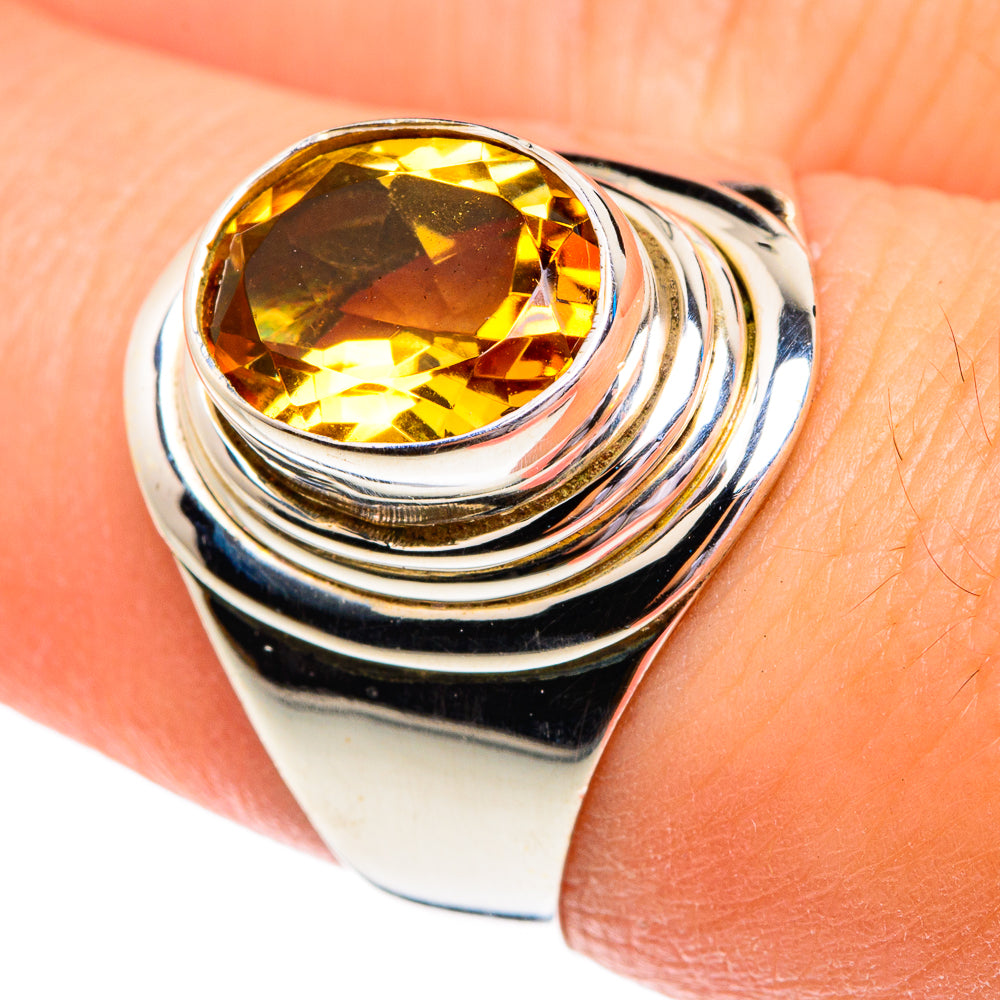 Citrine Rings handcrafted by Anasilvercos - RING76738