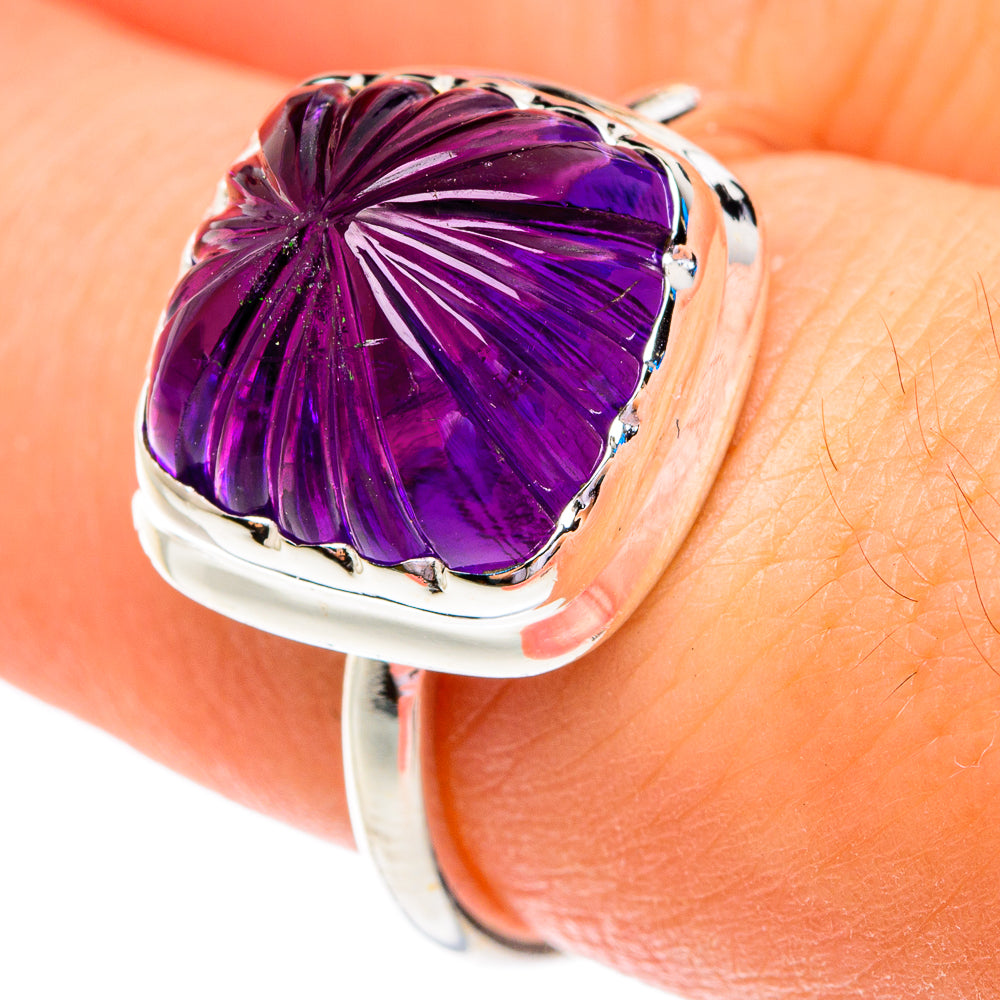 Amethyst Rings handcrafted by Anasilvercos - RING76743