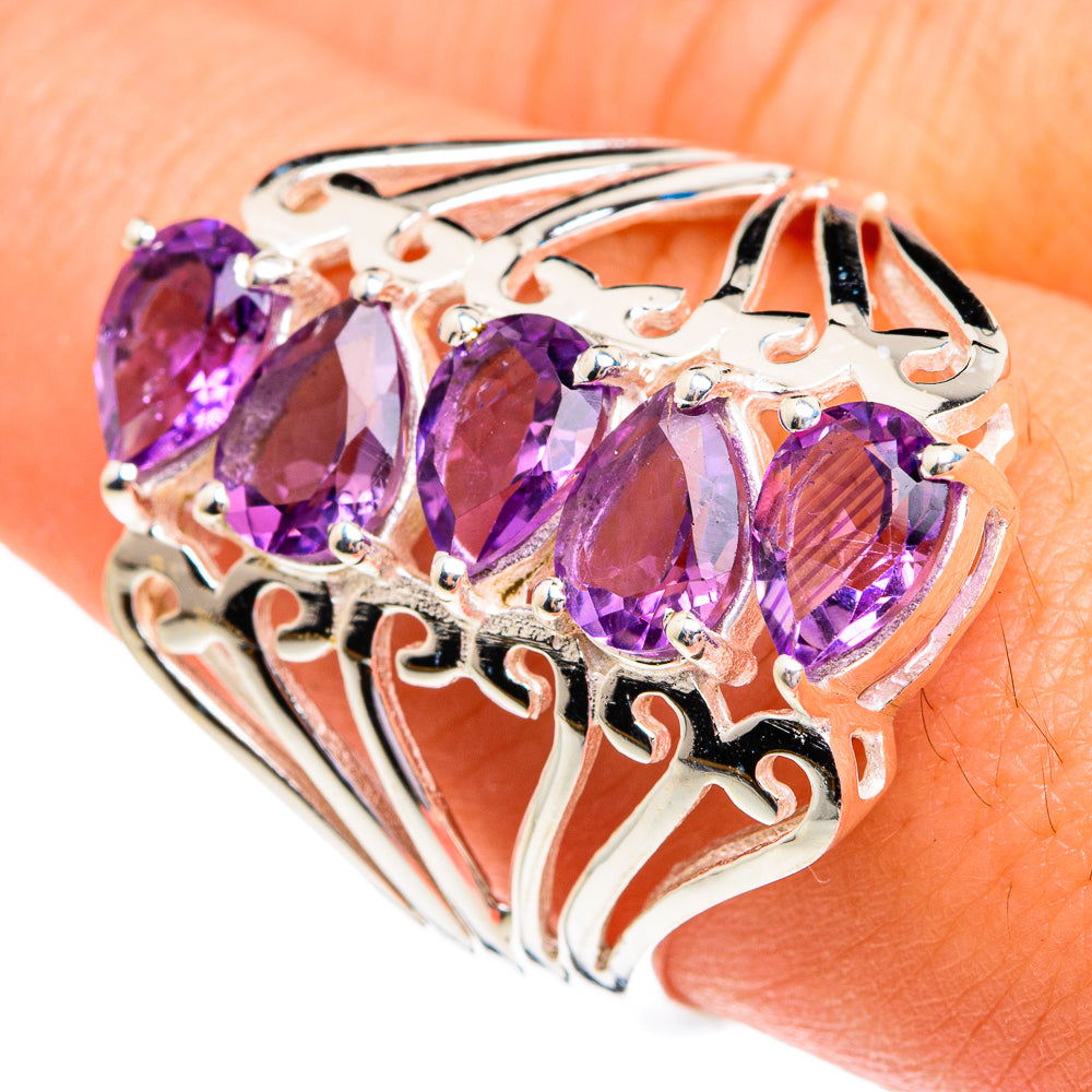 Amethyst Rings handcrafted by Anasilvercos - RING76745
