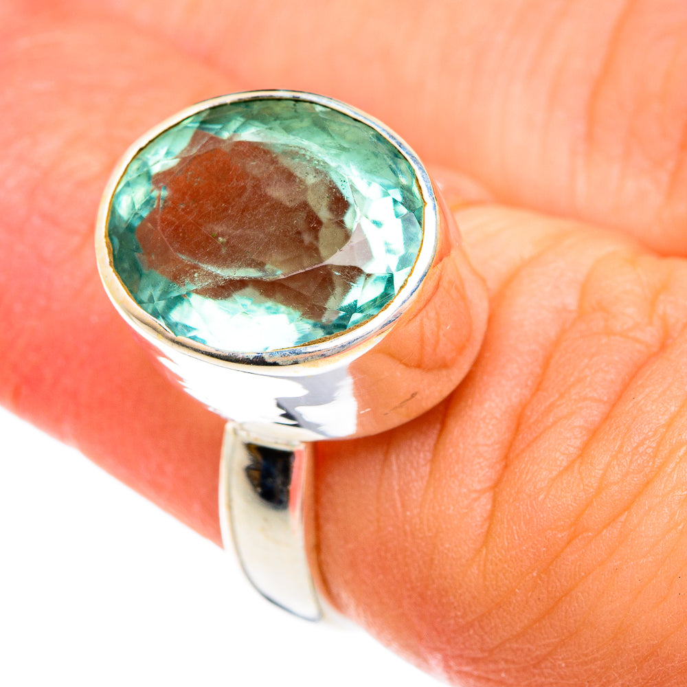 Aquamarine Rings handcrafted by Anasilvercos - RING76759