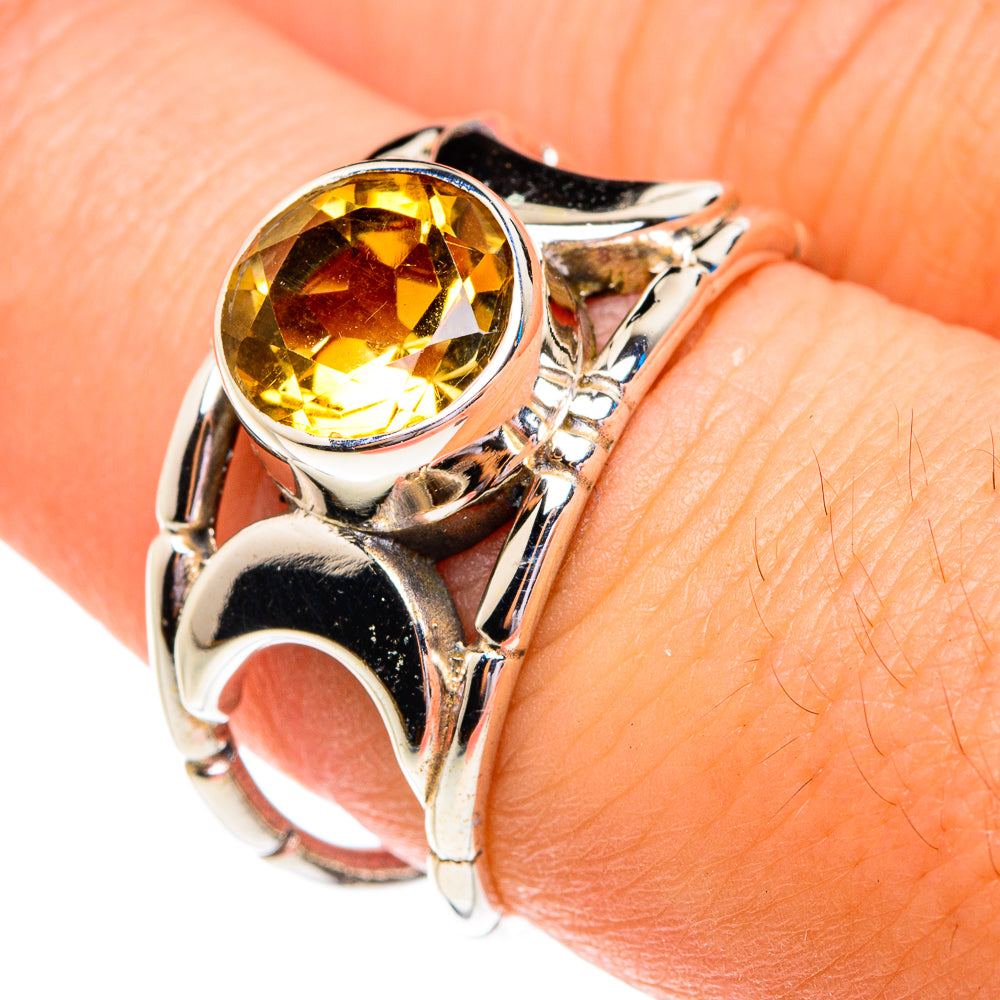 Citrine Rings handcrafted by Anasilvercos - RING76763