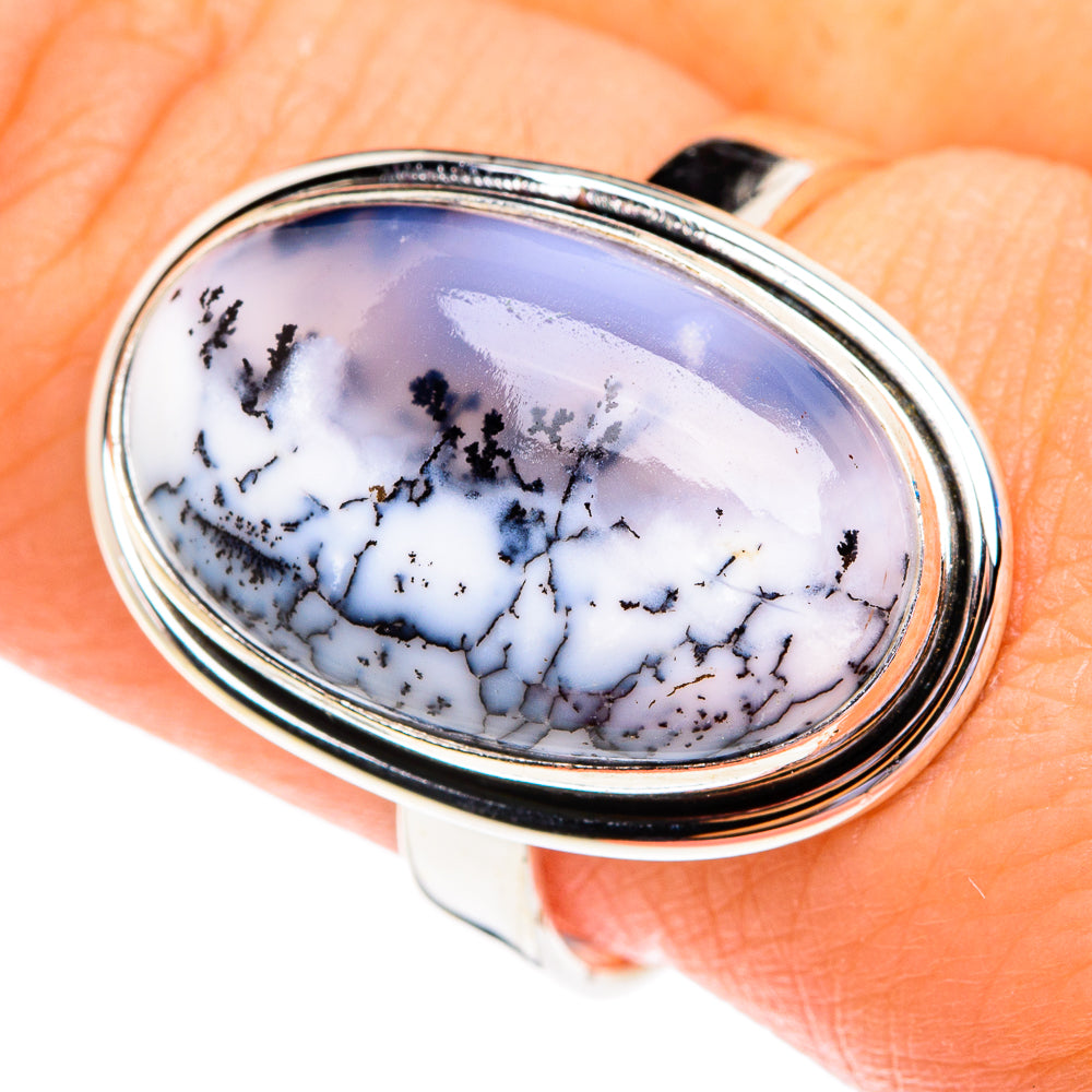 Dendritic Opal Rings handcrafted by Anasilvercos - RING76775