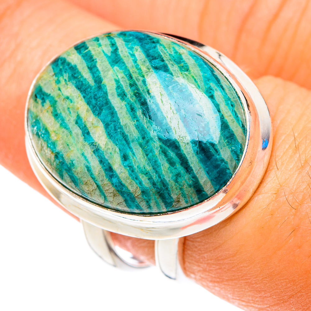 Amazonite Rings handcrafted by Anasilvercos - RING76833
