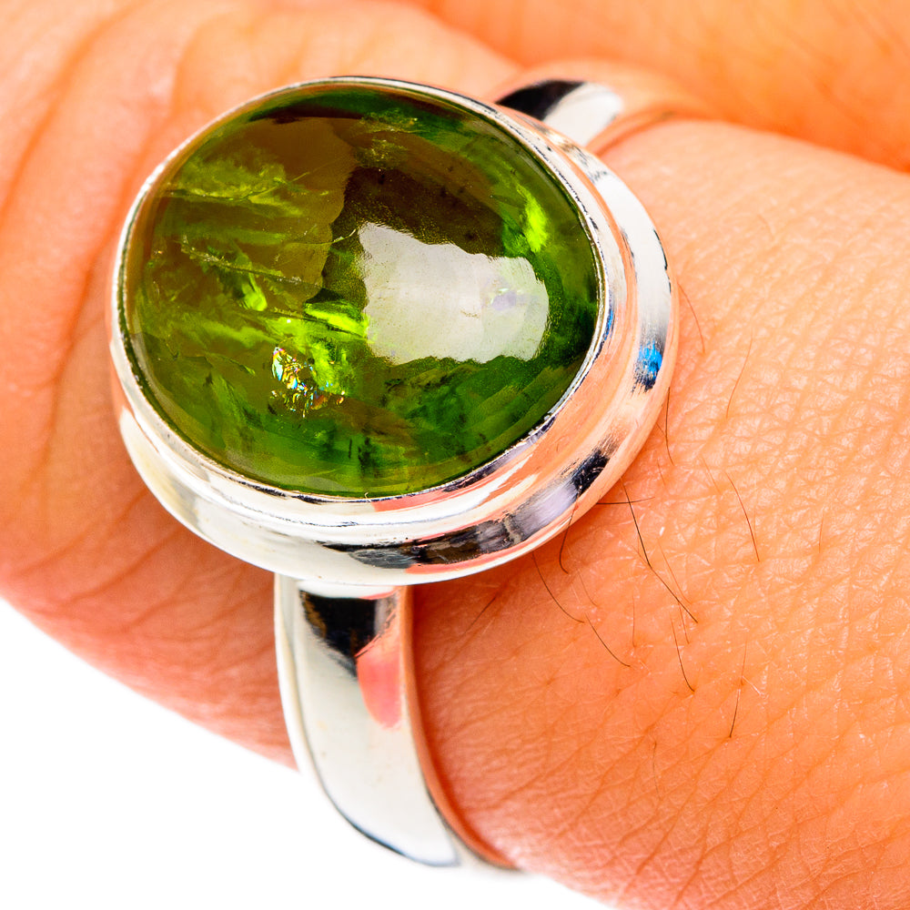 Peridot Rings handcrafted by Anasilvercos - RING76834