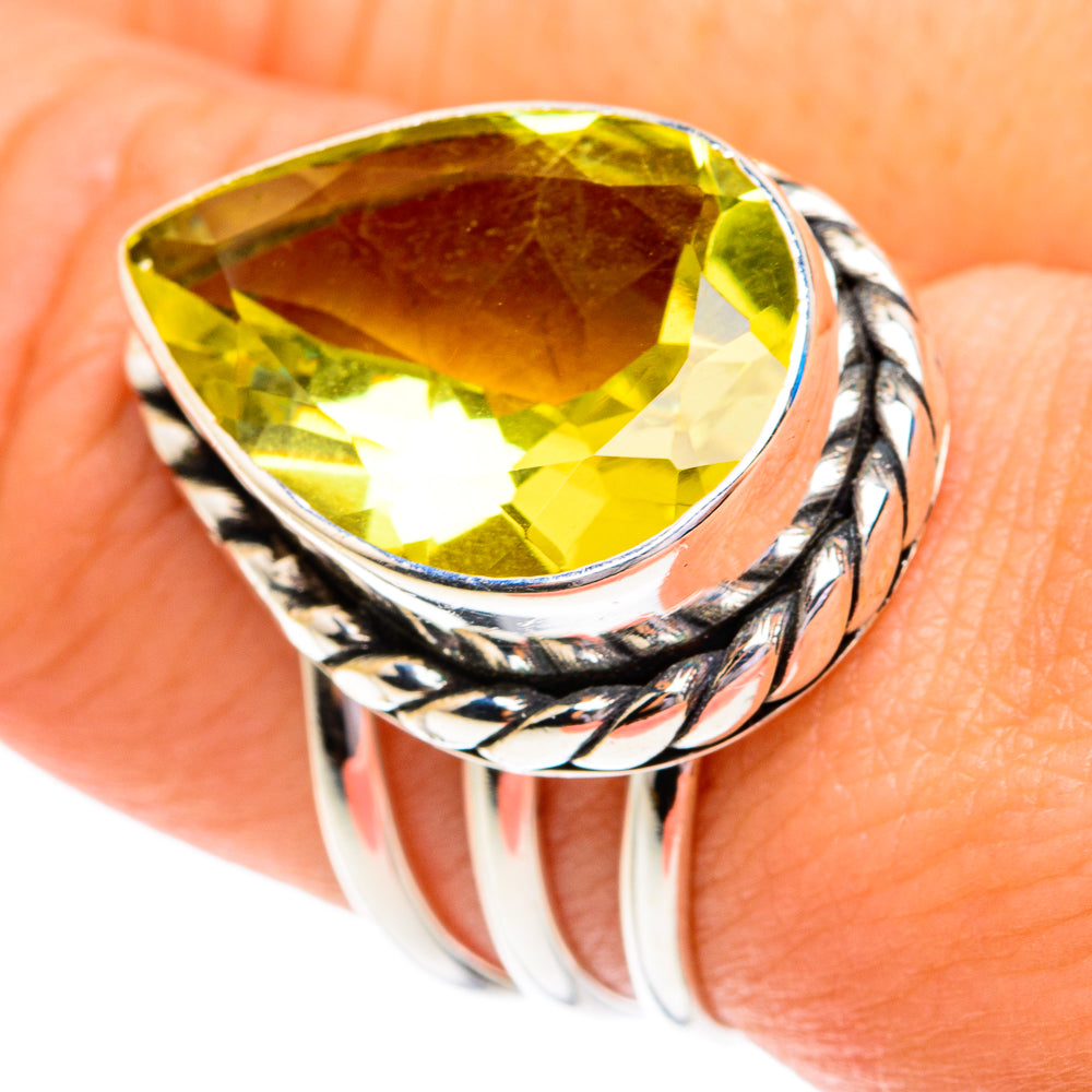 Citrine Rings handcrafted by Anasilvercos - RING76855
