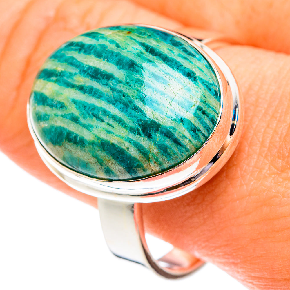Amazonite Rings handcrafted by Anasilvercos - RING76860