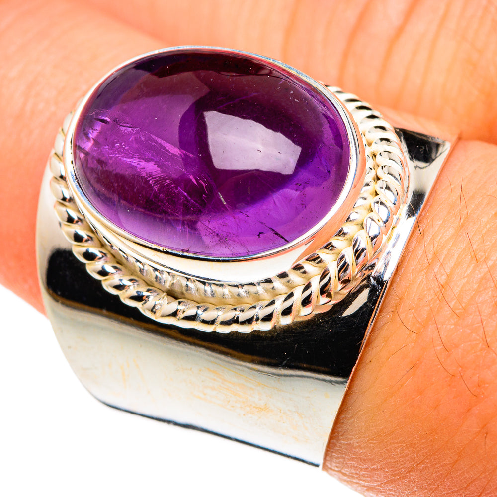 Amethyst Rings handcrafted by Anasilvercos - RING76904