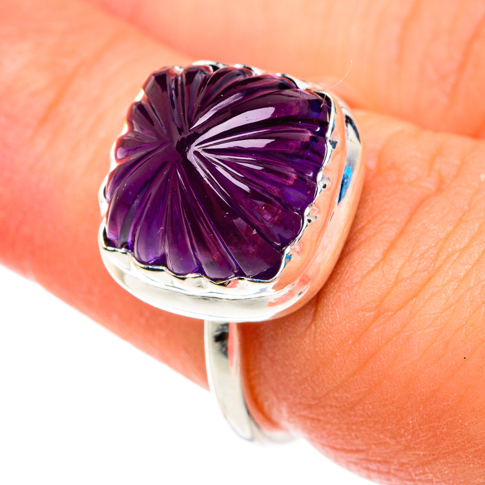 Amethyst Rings handcrafted by Anasilvercos - RING76907
