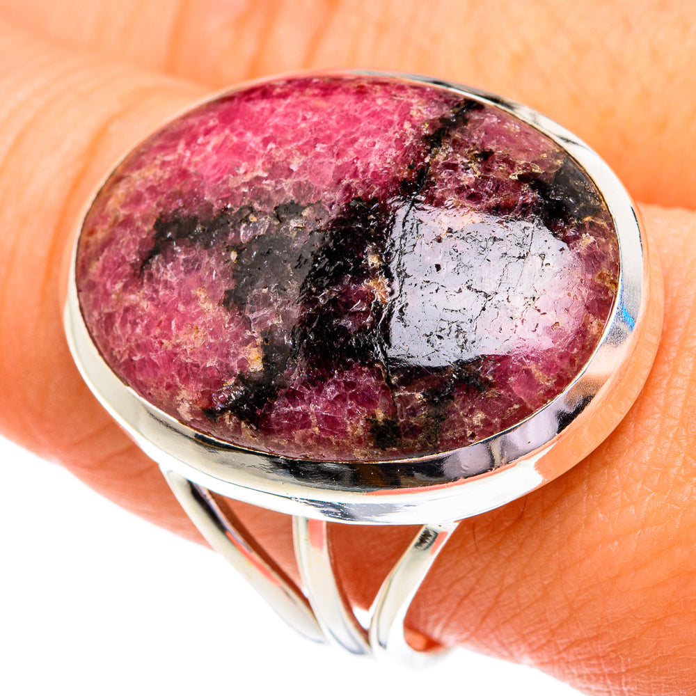 Rhodonite Rings handcrafted by Anasilvercos - RING76939