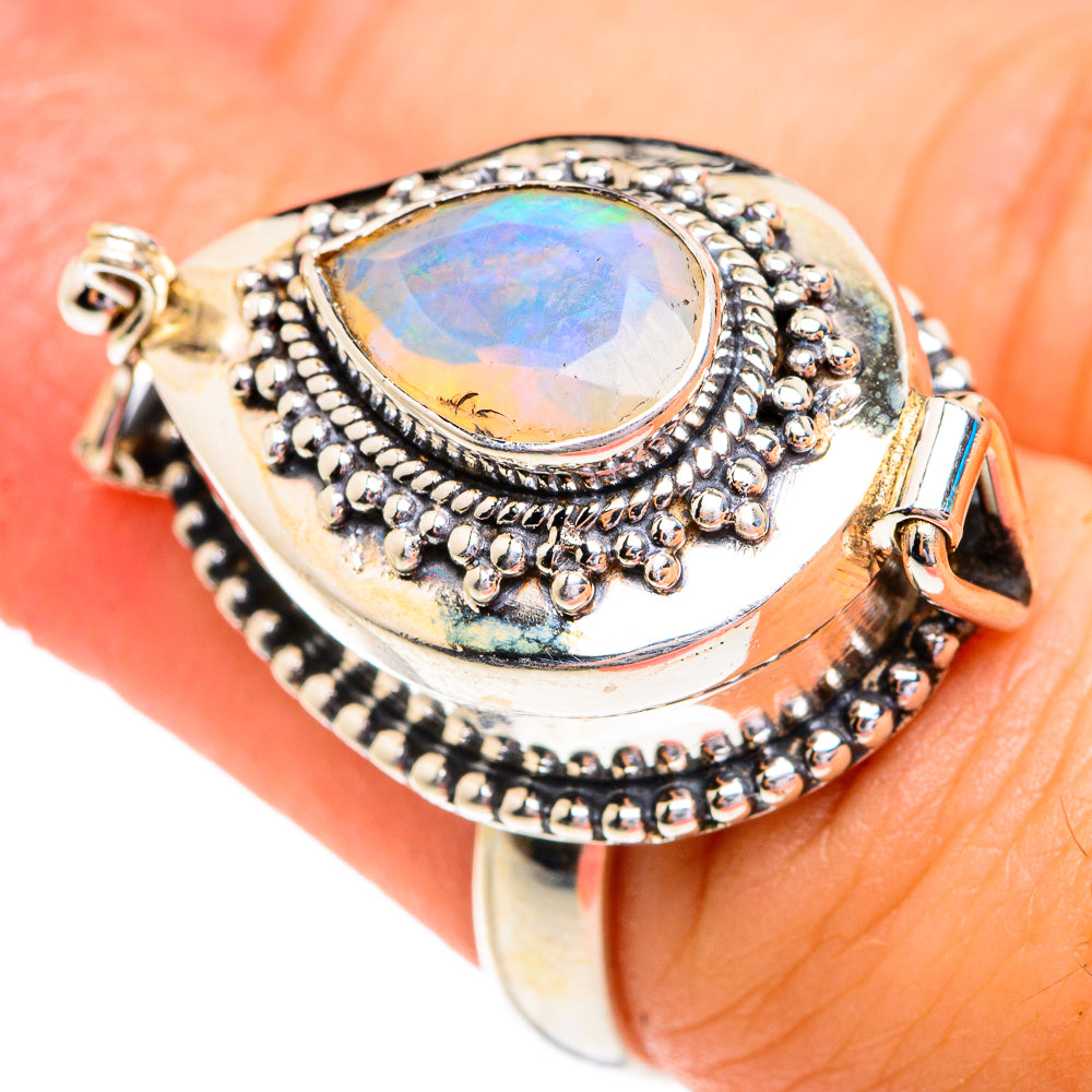 Ethiopian Opal Rings handcrafted by Anasilvercos - RING76960