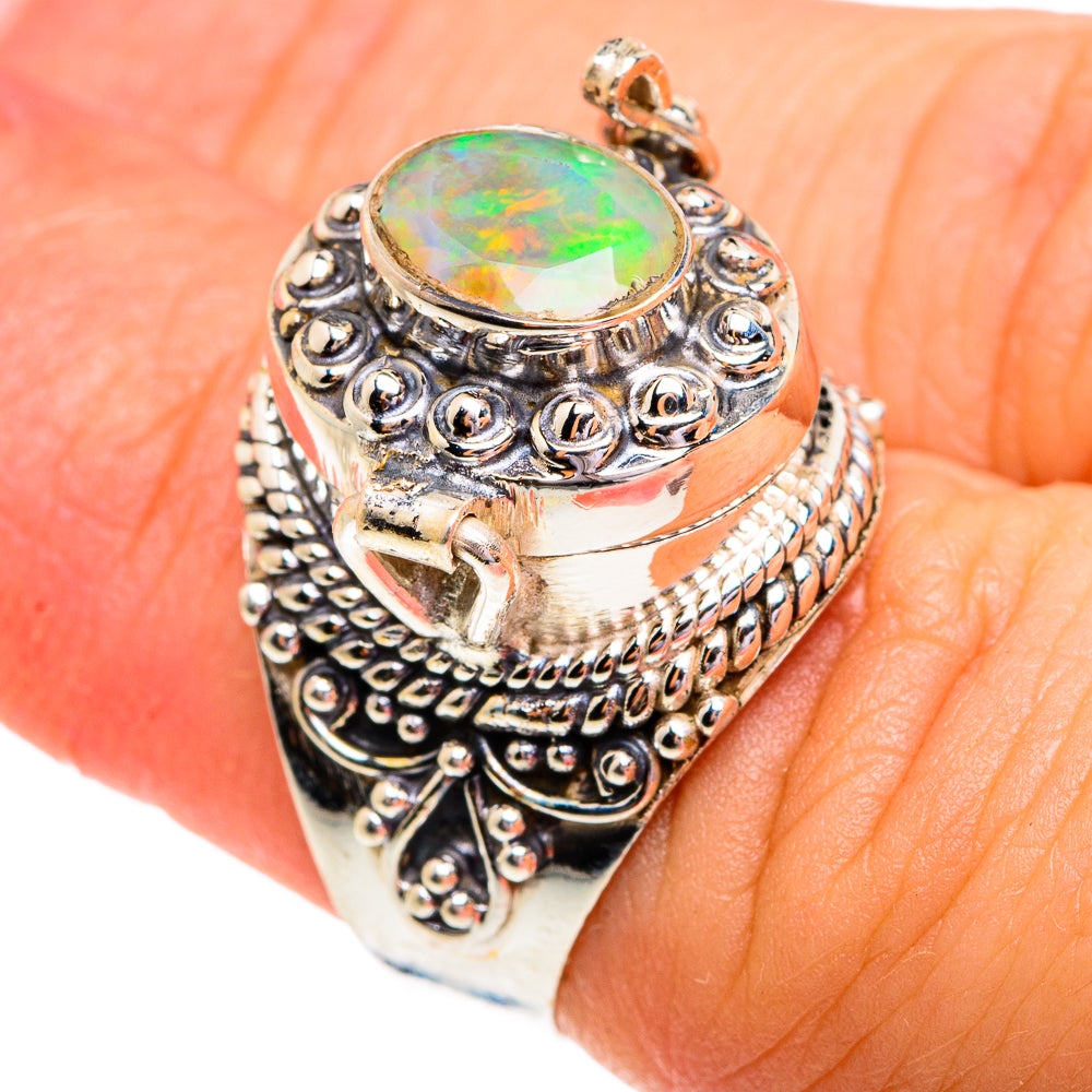 Ethiopian Opal Rings handcrafted by Anasilvercos - RING76961