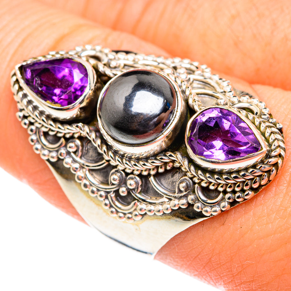 Hematite Rings handcrafted by Anasilvercos - RING76983