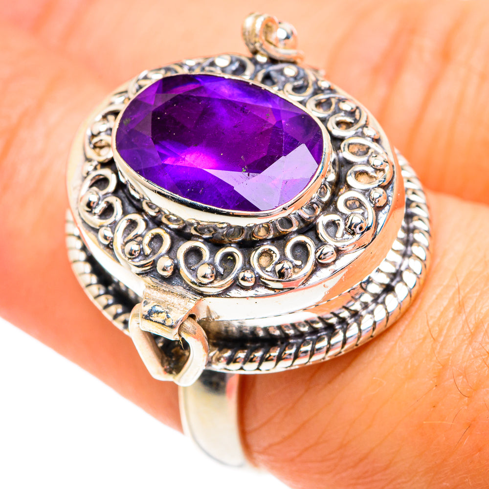 Amethyst Rings handcrafted by Anasilvercos - RING76984