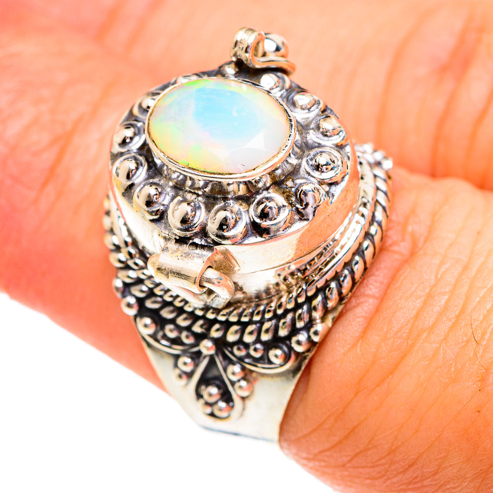 Ethiopian Opal Rings handcrafted by Anasilvercos - RING76991