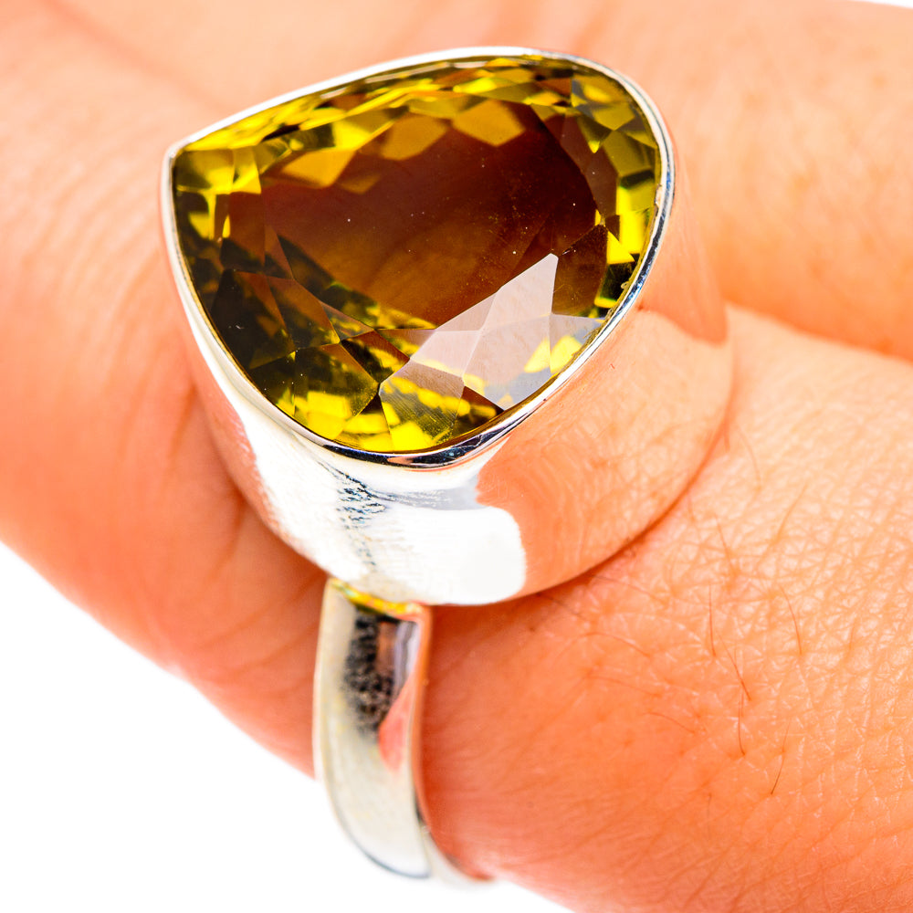 Citrine Rings handcrafted by Anasilvercos - RING76995