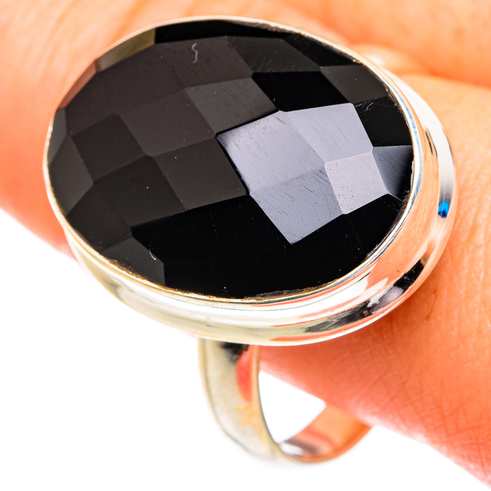 Black Onyx Rings handcrafted by Anasilvercos - RING77010