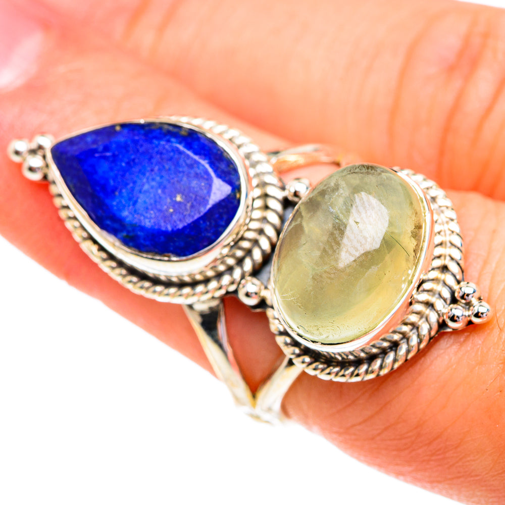 Lapis Lazuli Rings handcrafted by Anasilvercos - RING77012