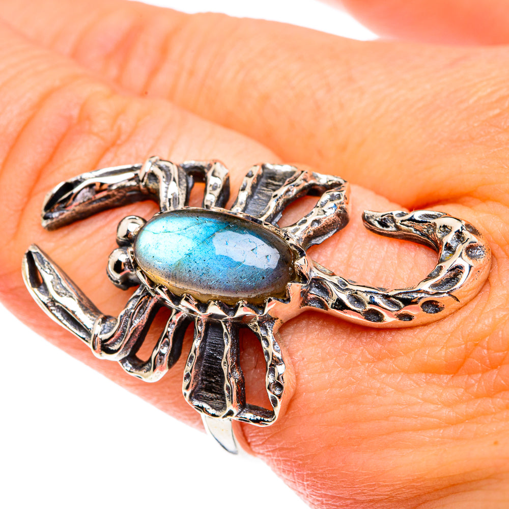 Labradorite Rings handcrafted by Anasilvercos - RING77029