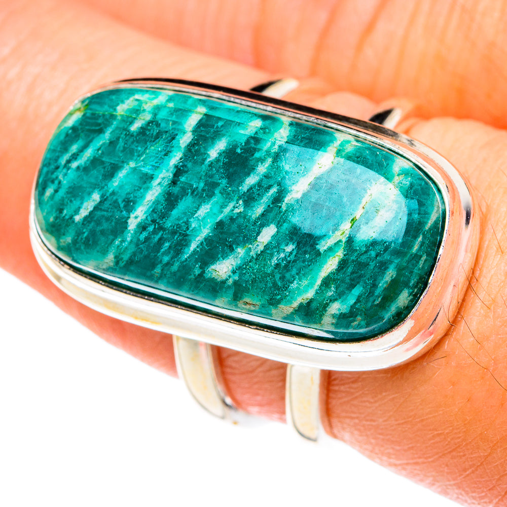Amazonite Rings handcrafted by Anasilvercos - RING77032