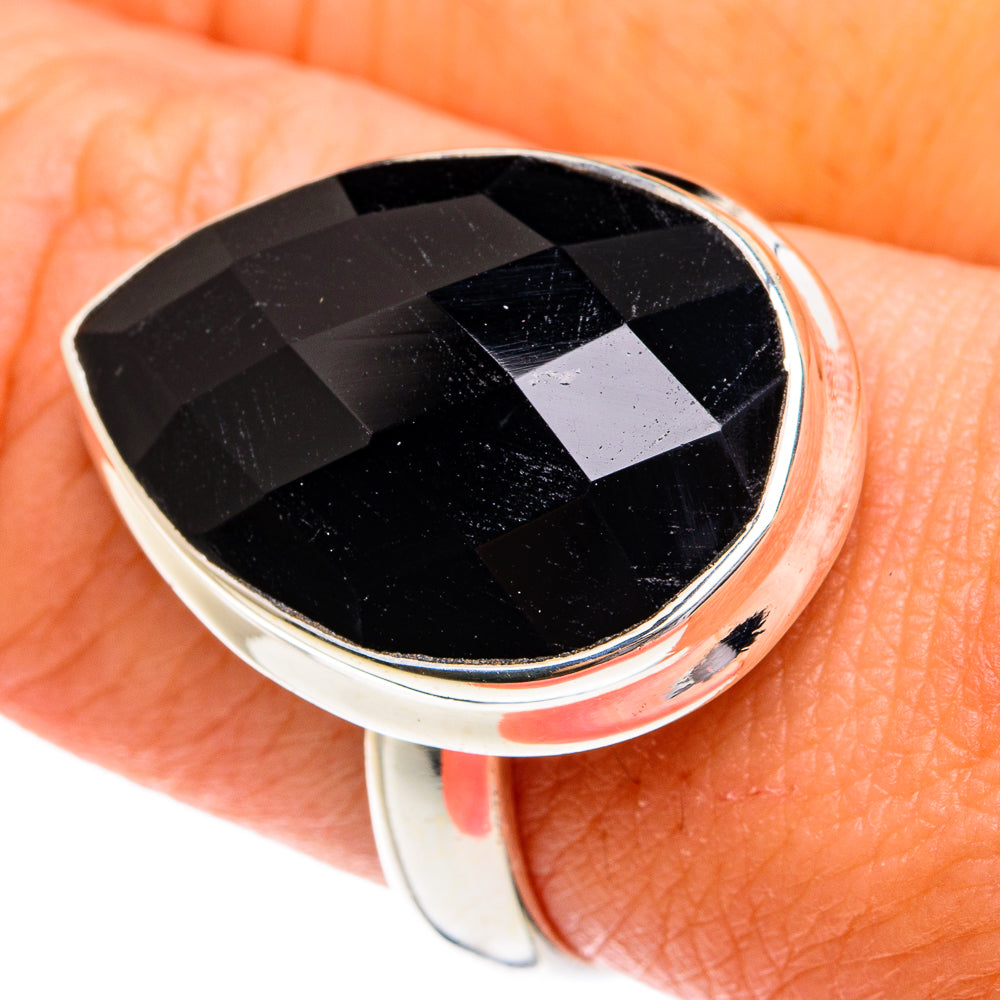 Black Onyx Rings handcrafted by Anasilvercos - RING77045