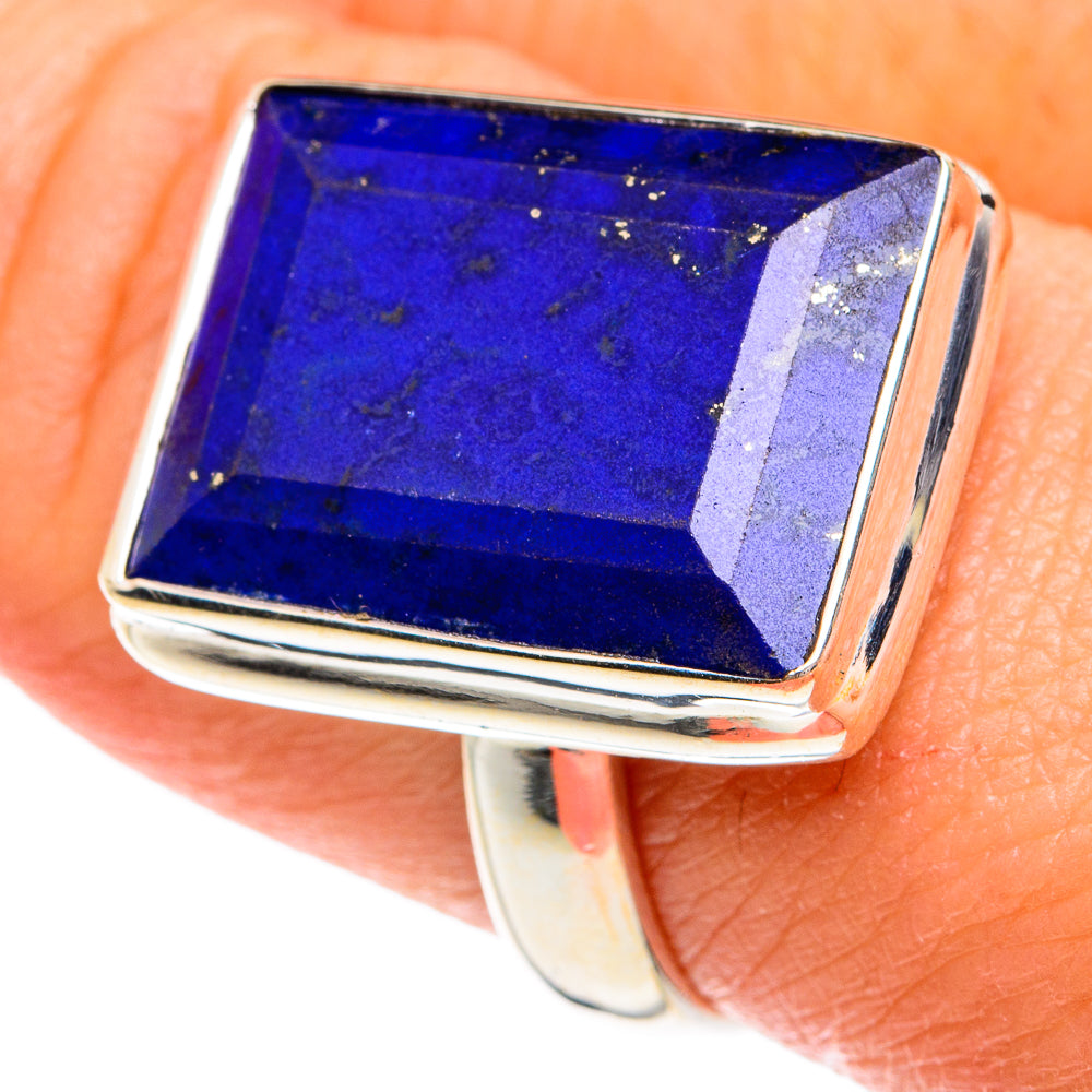 Lapis Lazuli Rings handcrafted by Anasilvercos - RING77059