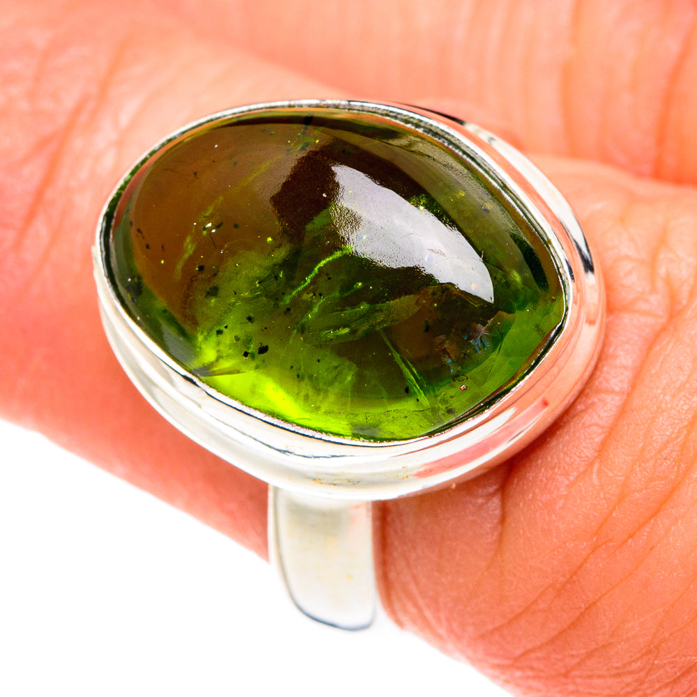 Peridot Rings handcrafted by Anasilvercos - RING77063