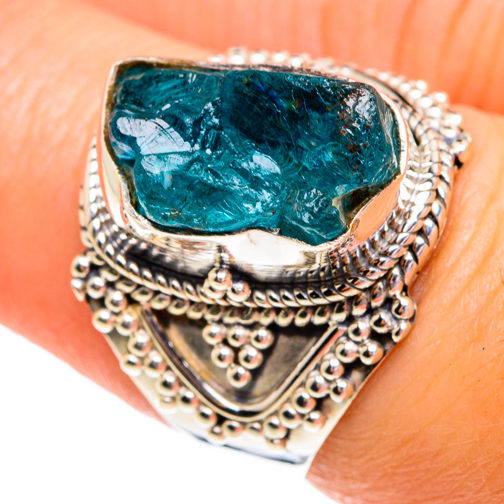 Apatite Rings handcrafted by Anasilvercos - RING77089