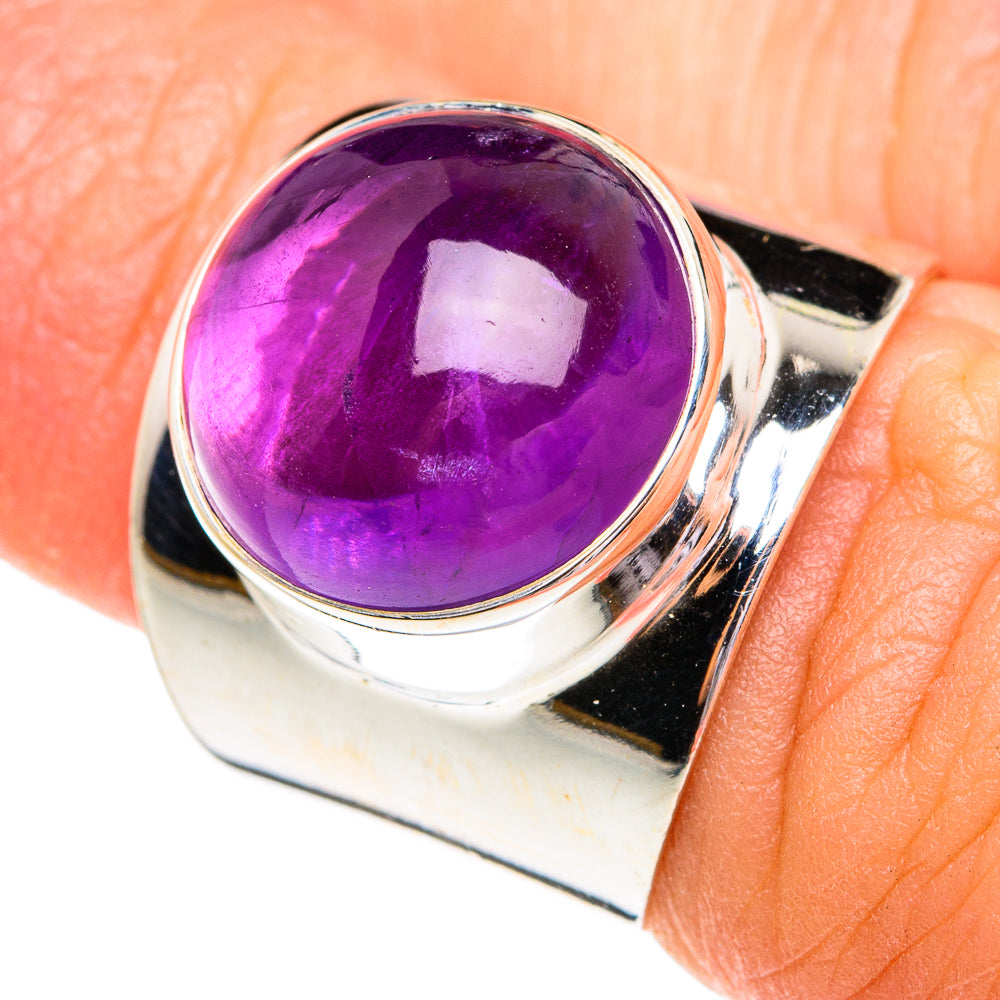 Amethyst Rings handcrafted by Anasilvercos - RING77100