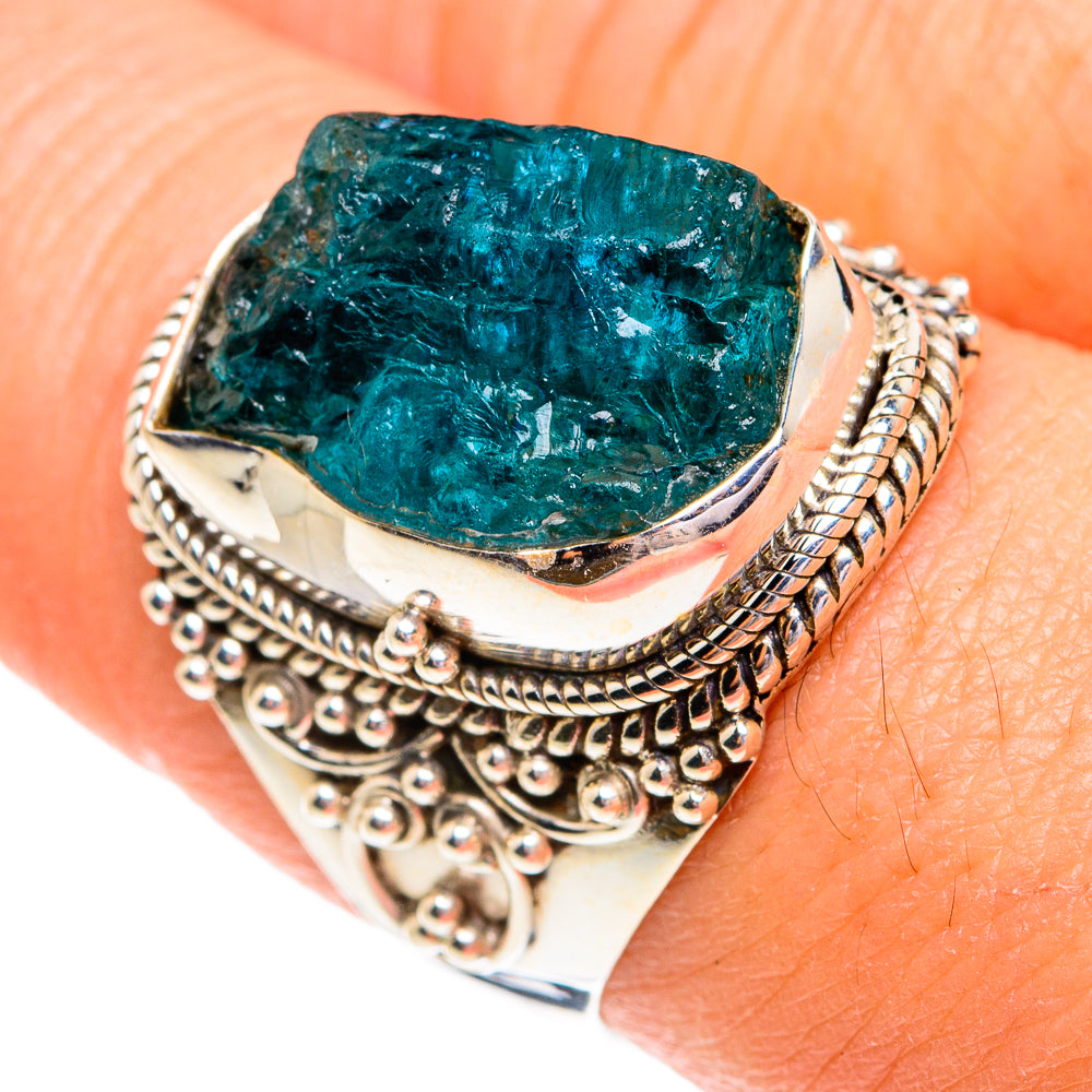 Apatite Rings handcrafted by Anasilvercos - RING77118