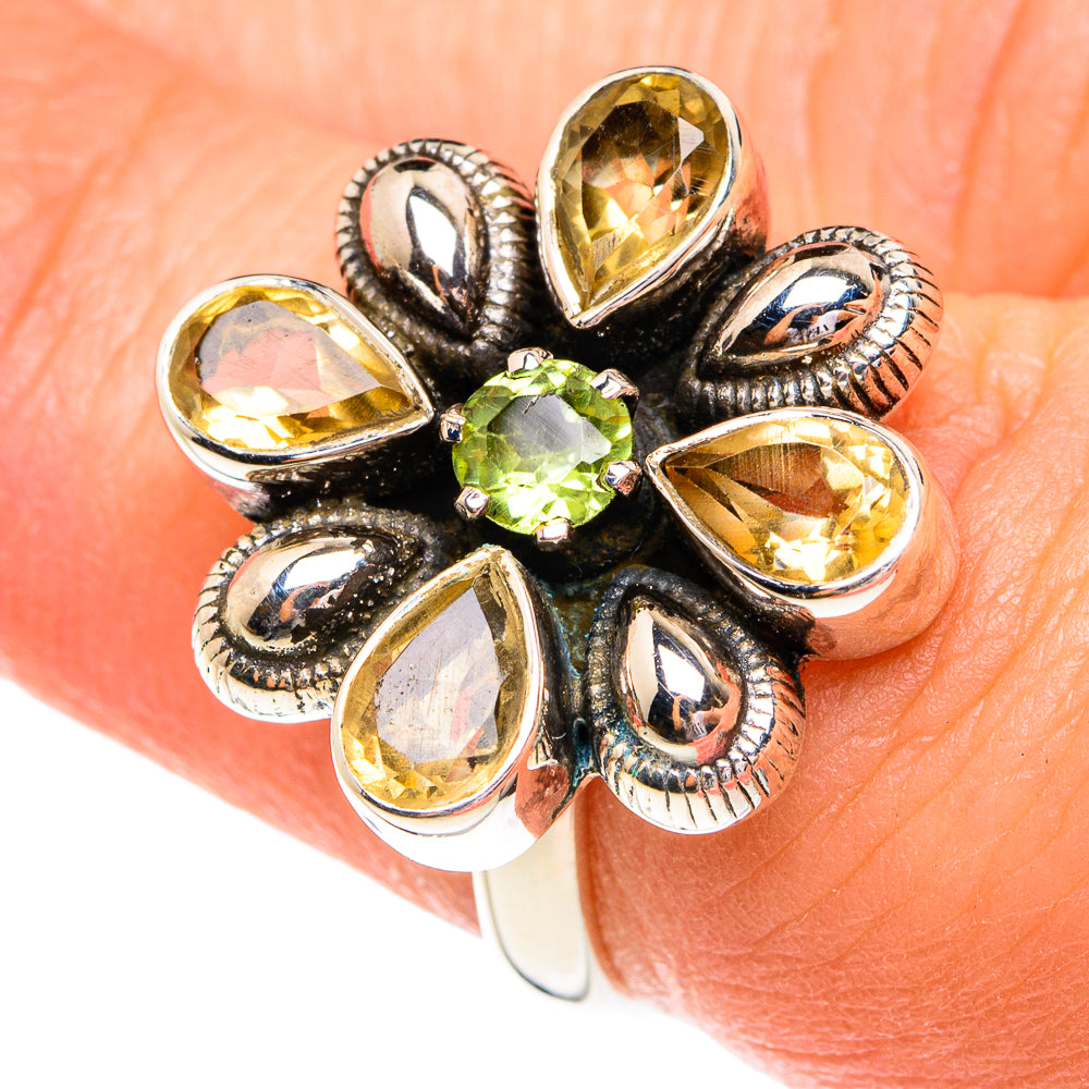 Mandarin Citrine Rings handcrafted by Anasilvercos - RING77123
