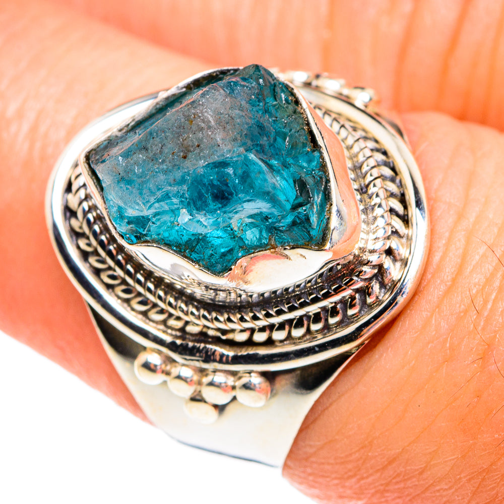 Apatite Rings handcrafted by Anasilvercos - RING77145