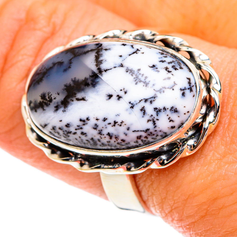 Dendritic Opal Rings handcrafted by Anasilvercos - RING77160