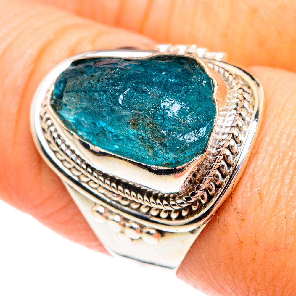 Apatite Rings handcrafted by Anasilvercos - RING77167