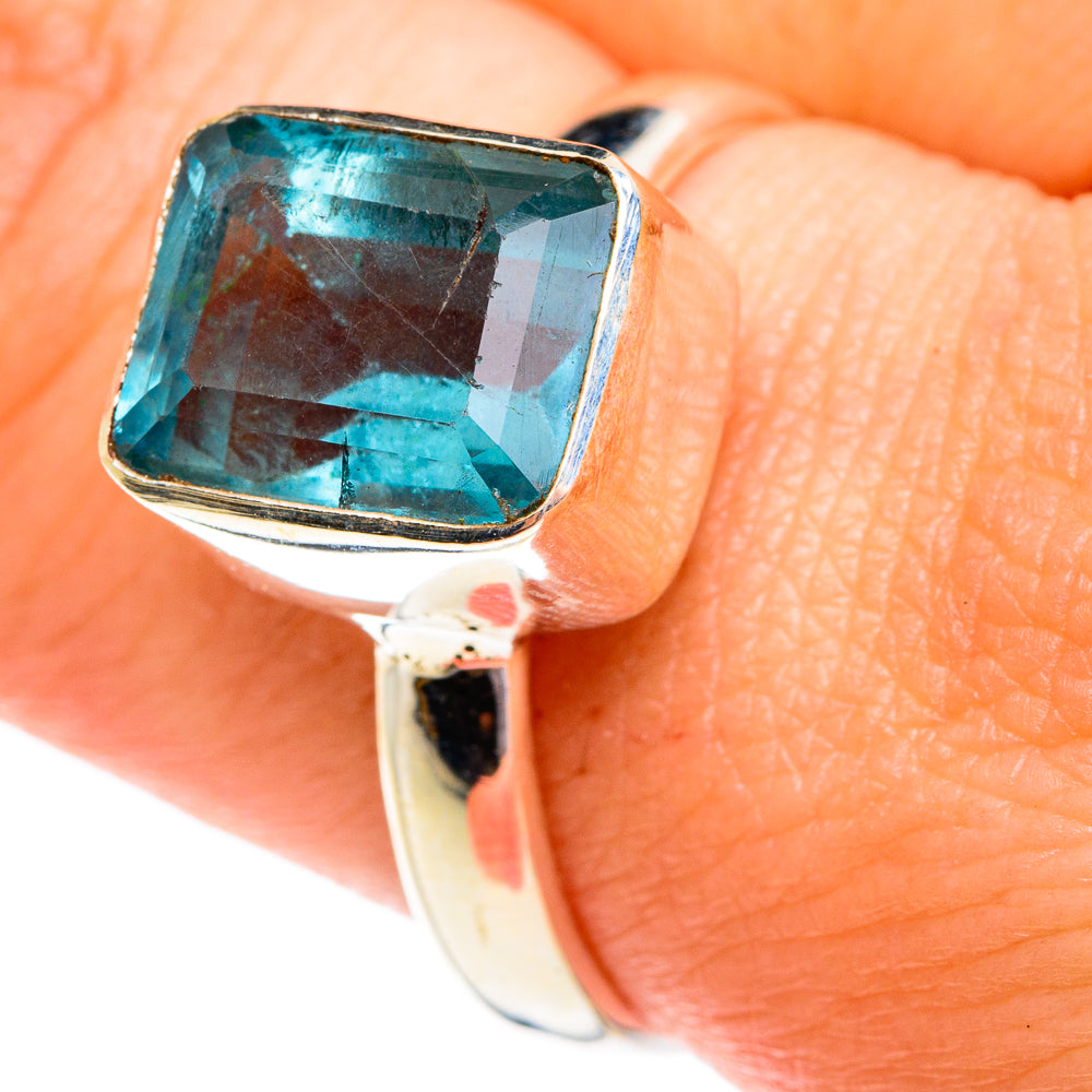 Blue Topaz Rings handcrafted by Anasilvercos - RING77172