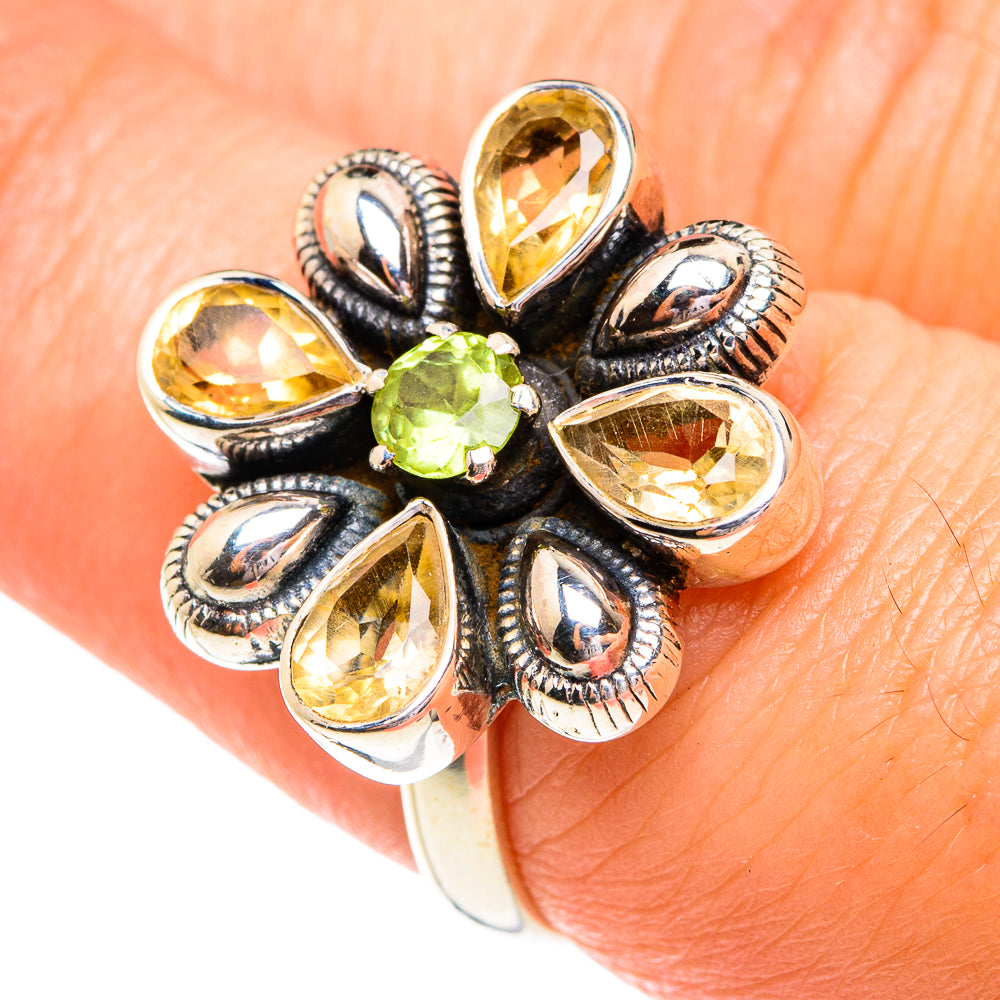 Mandarin Citrine Rings handcrafted by Anasilvercos - RING77178