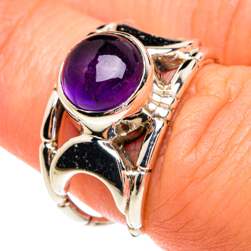 Amethyst Rings handcrafted by Anasilvercos - RING77183