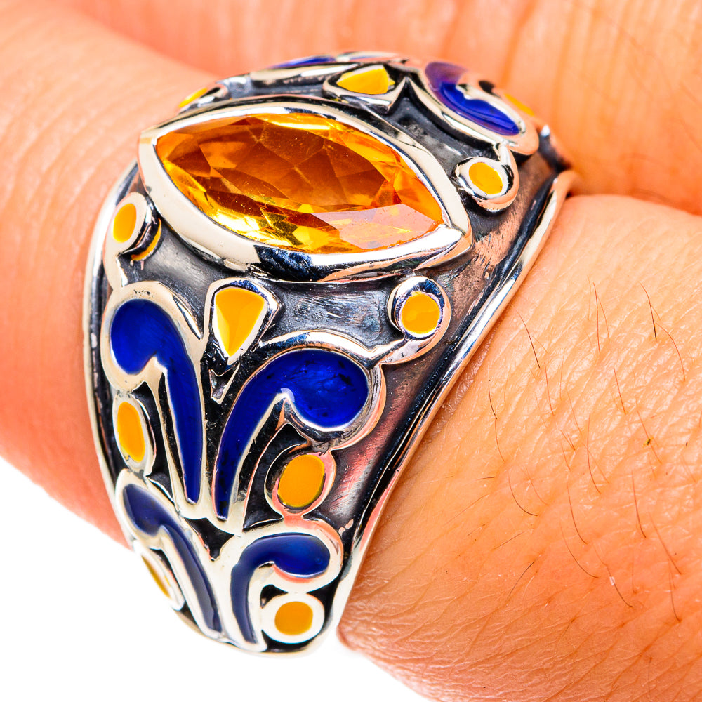 Citrine Rings handcrafted by Anasilvercos - RING77190