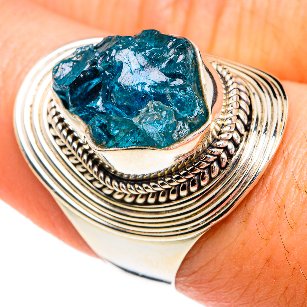 Apatite Rings handcrafted by Anasilvercos - RING77193