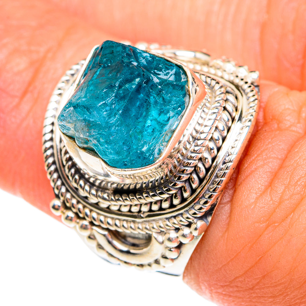 Apatite Rings handcrafted by Anasilvercos - RING77196