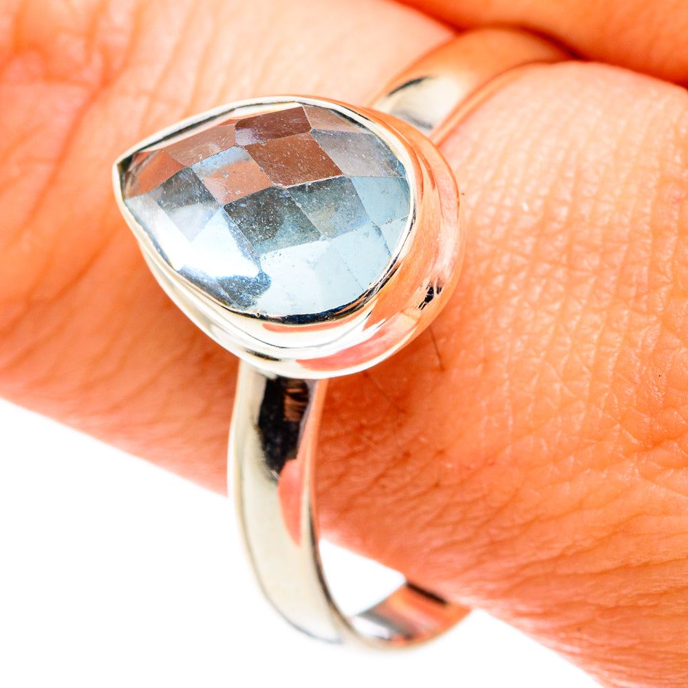 Aquamarine Rings handcrafted by Anasilvercos - RING77223
