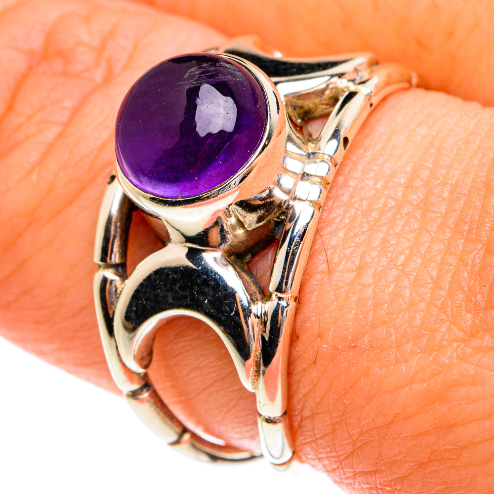 Amethyst Rings handcrafted by Anasilvercos - RING77238