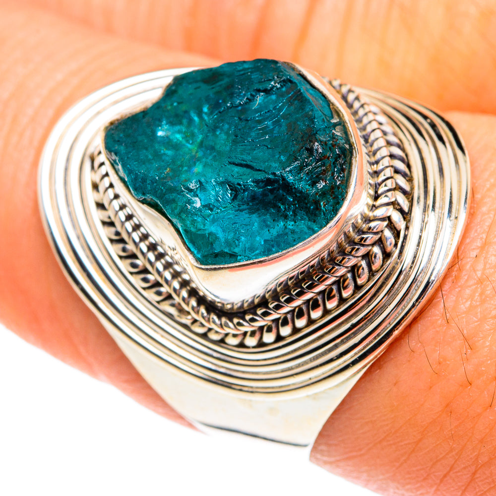 Apatite Rings handcrafted by Anasilvercos - RING77248