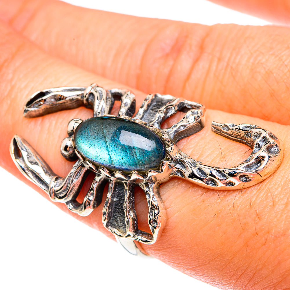 Labradorite Rings handcrafted by Anasilvercos - RING77249