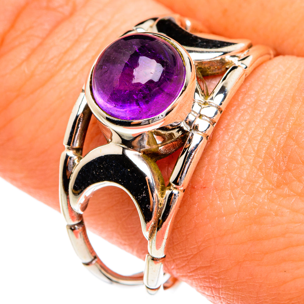 Amethyst Rings handcrafted by Anasilvercos - RING77263