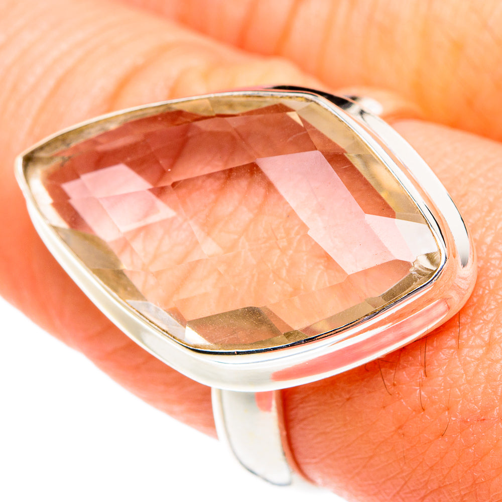 White Quartz Rings handcrafted by Anasilvercos - RING77271