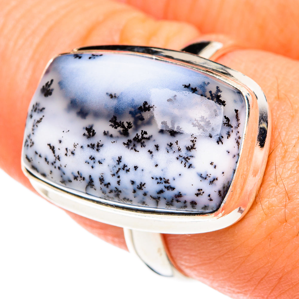 Dendritic Opal Rings handcrafted by Anasilvercos - RING77272