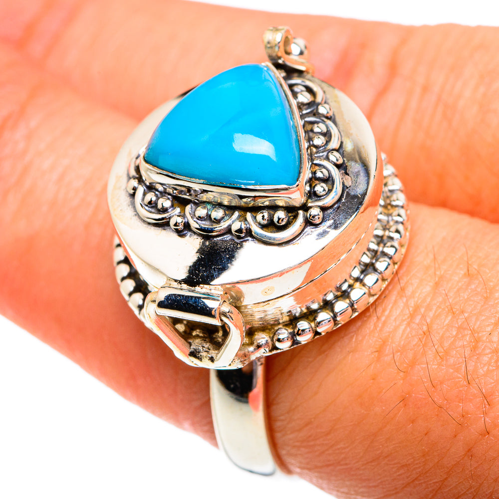 Larimar Rings handcrafted by Anasilvercos - RING77285