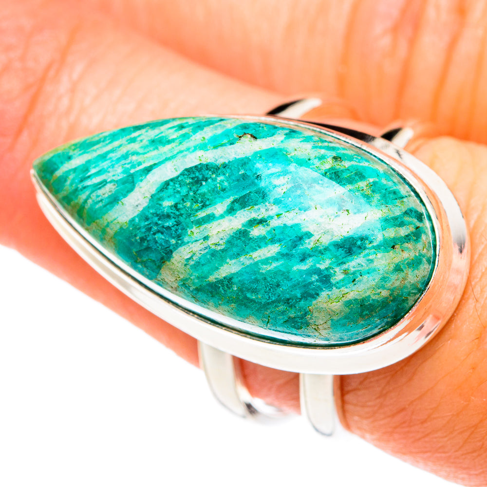 Amazonite Rings handcrafted by Anasilvercos - RING77290