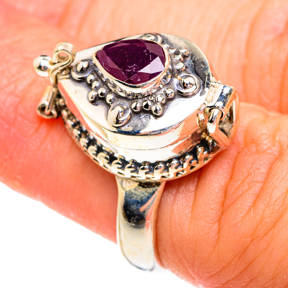 Garnet Rings handcrafted by Anasilvercos - RING77308